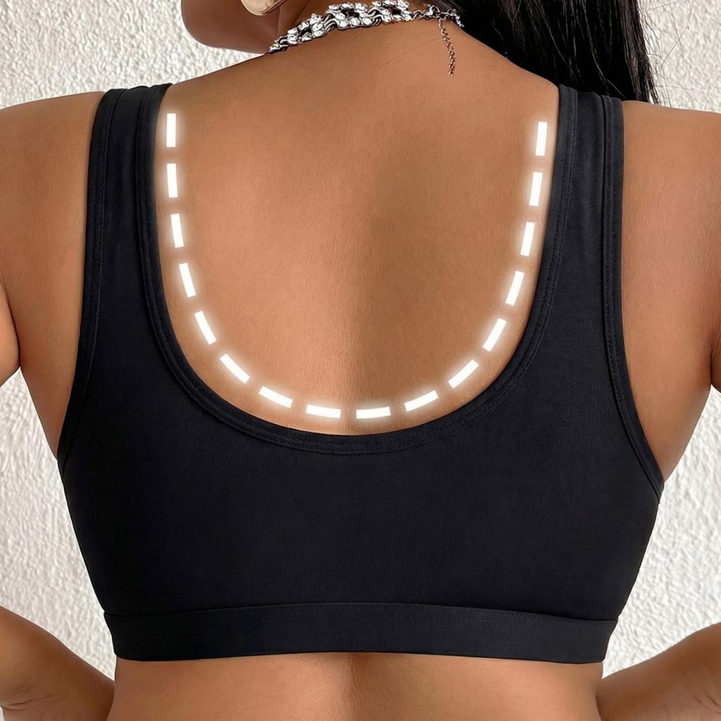 Große Größen BH Sexy Spitze Drahtloser BH Ohne Polster Hakenlos Durchsichtiges Netz Transparenter BH