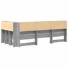 Storage Headboard Gray Sonoma 90 cm Particleboard
