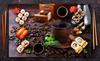 GLASS PROTECTIVE PLATE FOR STOVE 80x52 COFFEE