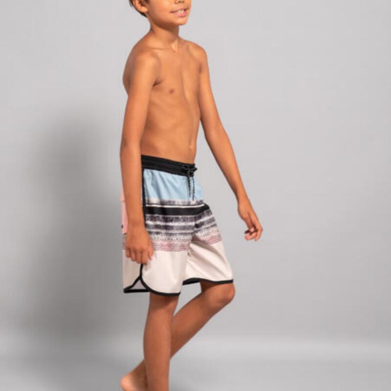 DECATHLON OLAIAN 500 Comfortable Cut Stretch Fabric Moisture Wicking Quick Dry Shorts Teen Beige