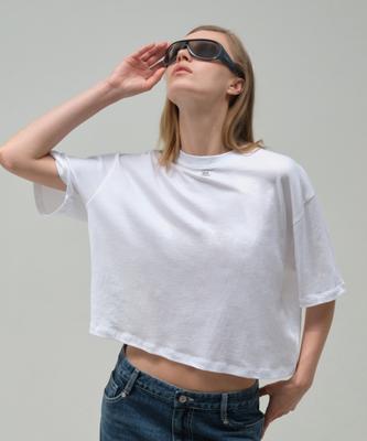 Fonds H/S Crop T-Shirt (4Color)
