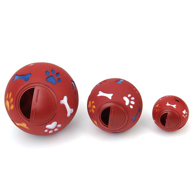 

Мяч для корма для собак, большие и маленькие размеры, виниловая посуда со вкусом молока, игрушка-головоломка, устойчивая к укусам