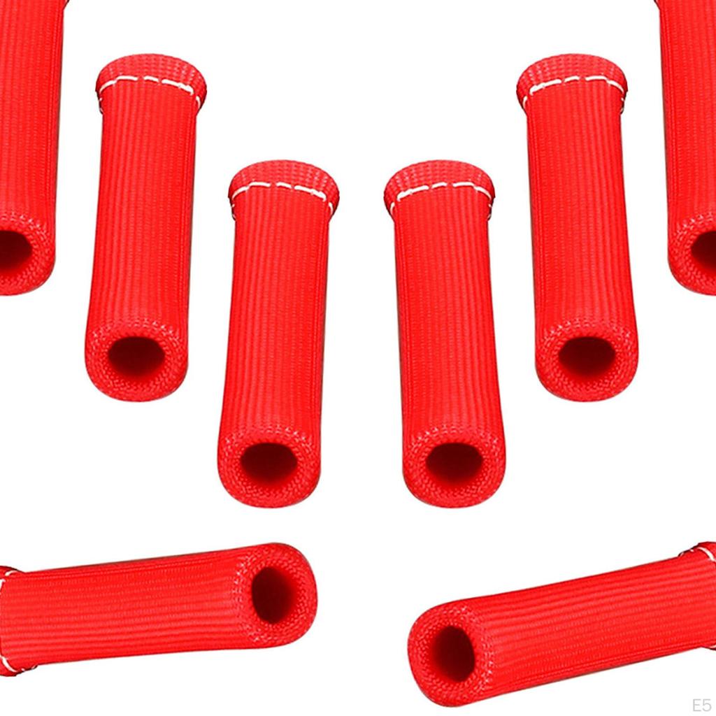 8 Pieces Sleeve, Fiberglass Reduces Temperature Universal Cover Automotive