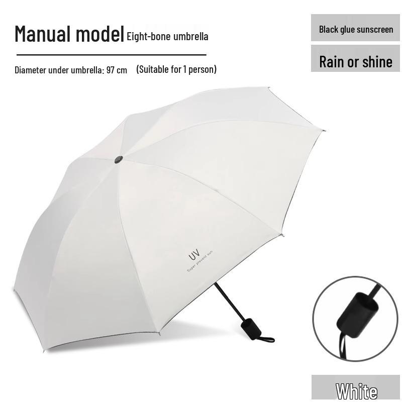 Unisex Extra Großer Verstärkter Regenschirm - UV- & Sonnenschutz für jedes Wetter