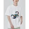 Black T-Shirt with Colorful Scorpion Print for Casual Wear
