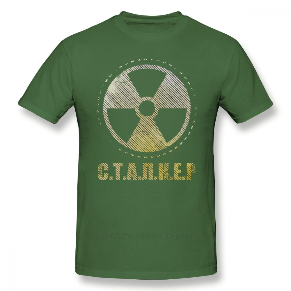 Stalker Game T Shirt Loner Faction Patch TShirt Printed Casual Tee Shirt Mens Cute Cotton Short Sleeves Tshirt