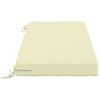 Bench Cushion SOEST 100percent  Polyester Cream 120 X 50 X 8 Cm