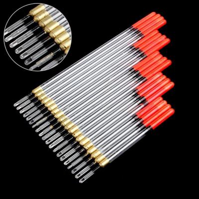 20Pcs Clear Waggler Fishing Floats Floating Tubes Stem Kits Tackle Accessories