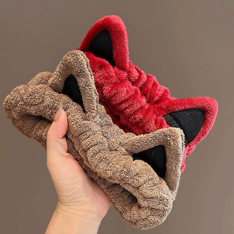 Cartoon Cat Ear Hair Band For Women To Wash Face Special Application Of Facial Mask Headband For Washing Hair Band Headband