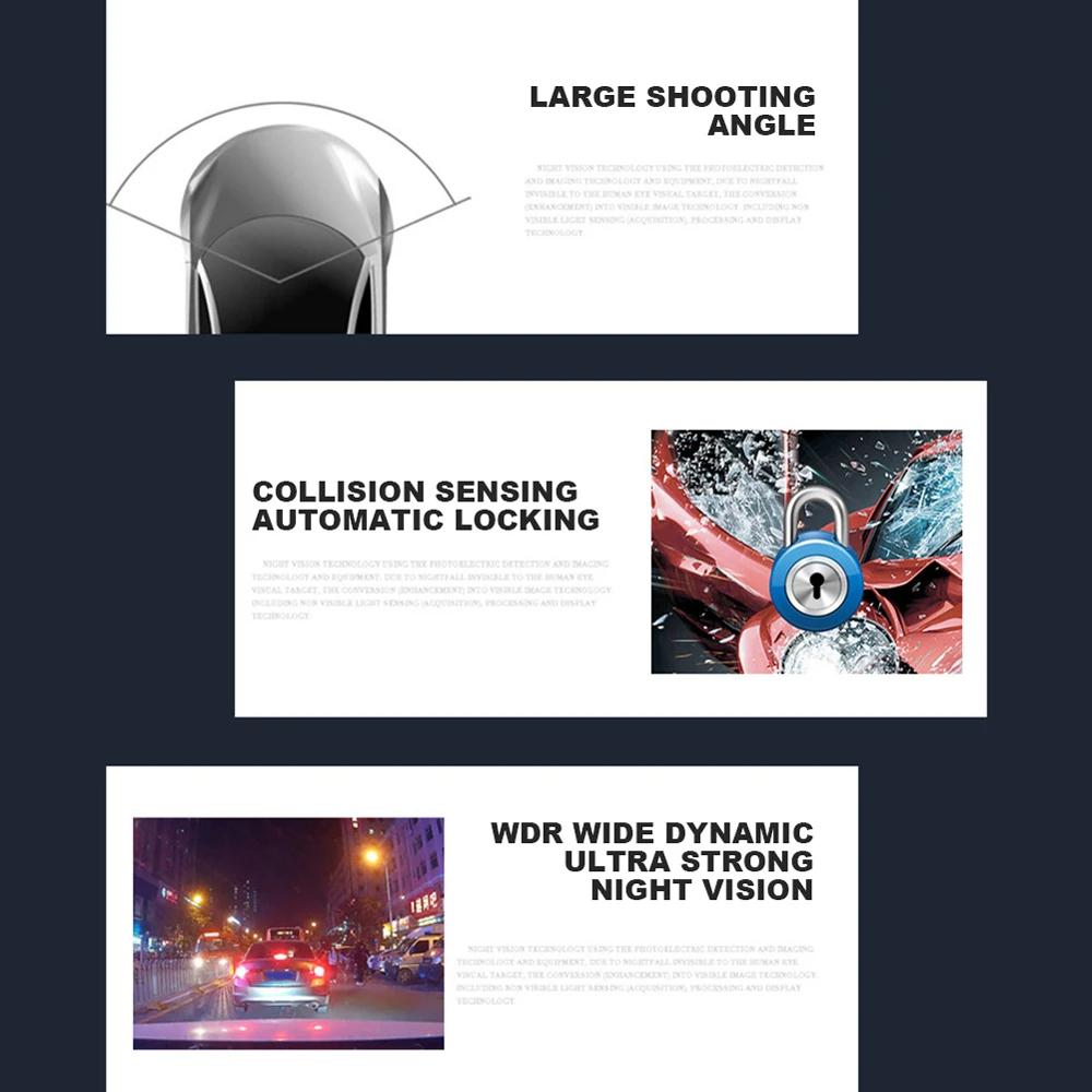 3 Inch Dash Cam for Cars Black Box HD 1080P Car Video Recorder Loop Recording Dvr Car Camera Way with WIFI Night Vision G-sensor