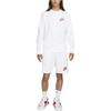New Nike Club Sweatshirt Men's White FB7685-100