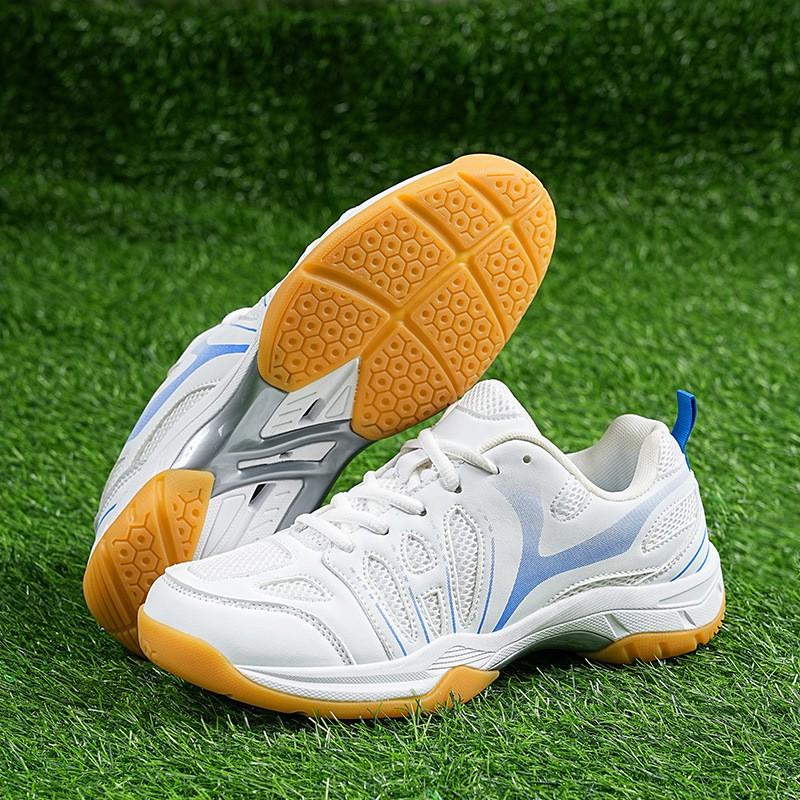 Unisex Badminton Shoes Men Women Lightweight Breathable Training Sneakers With Non-Slip Rubber Sole