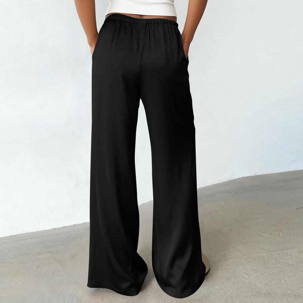 Women's Loose And Comfortable Casual Fashion Solid Color Pants