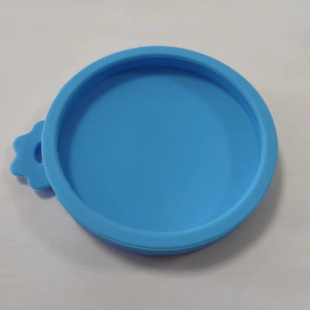 Silicone Pet Food Can Lid - Airtight Seal for Cats & Dogs, 3-in-1 Design