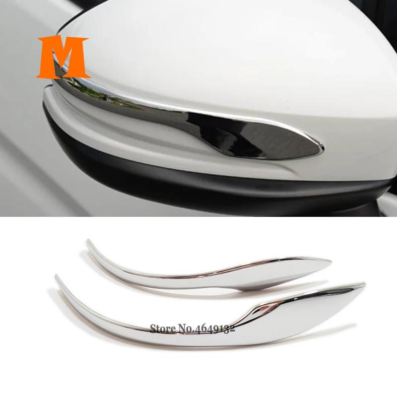2pcs for Honda Freed 2017 2018   Accessories ABS Chrome/Carbon Car Side Door Rearview Turning Mirror Strip Cover