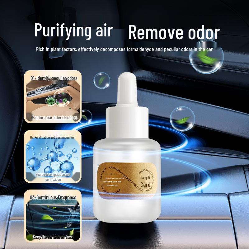 Langlong Aroma Pendant: Fresh Light Fragrance for Car and Home - Essential Oil Incense Holder