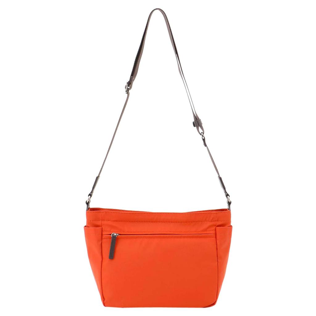 Umhängetasche Doppelklappe Reise-Umhängetasche für Damen 2004102 Hellgrau [Isaac] (12)