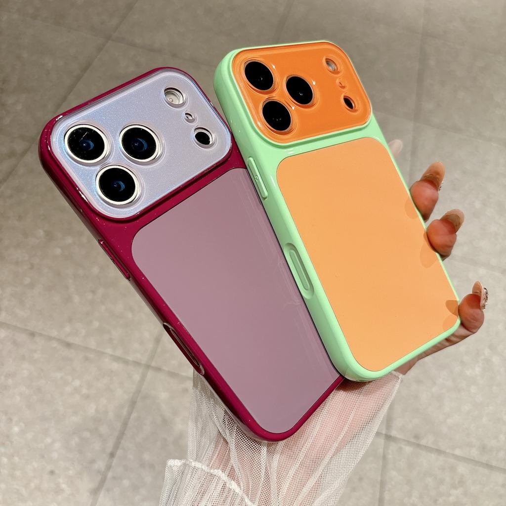 ins high value contrast color skin feeling seconds change applicable 17pro max mobile phone case iPhone16pro all-inclusive 15/14