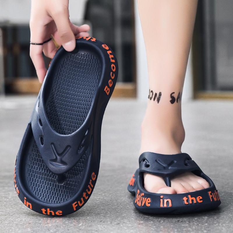 Flip Flops for Men Padded Sports Sandals Arch Support Comfort Summer Beach Thong Sandals Yoga Foam Cushion Slippers Promotion