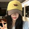 Cotton Letter Embroidery Baseball Hat Korean Style Teenagers Hat Retro Vintage Baseball Cap  Spring