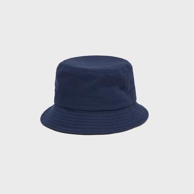 Cotton Solid Bucket Hat Blue