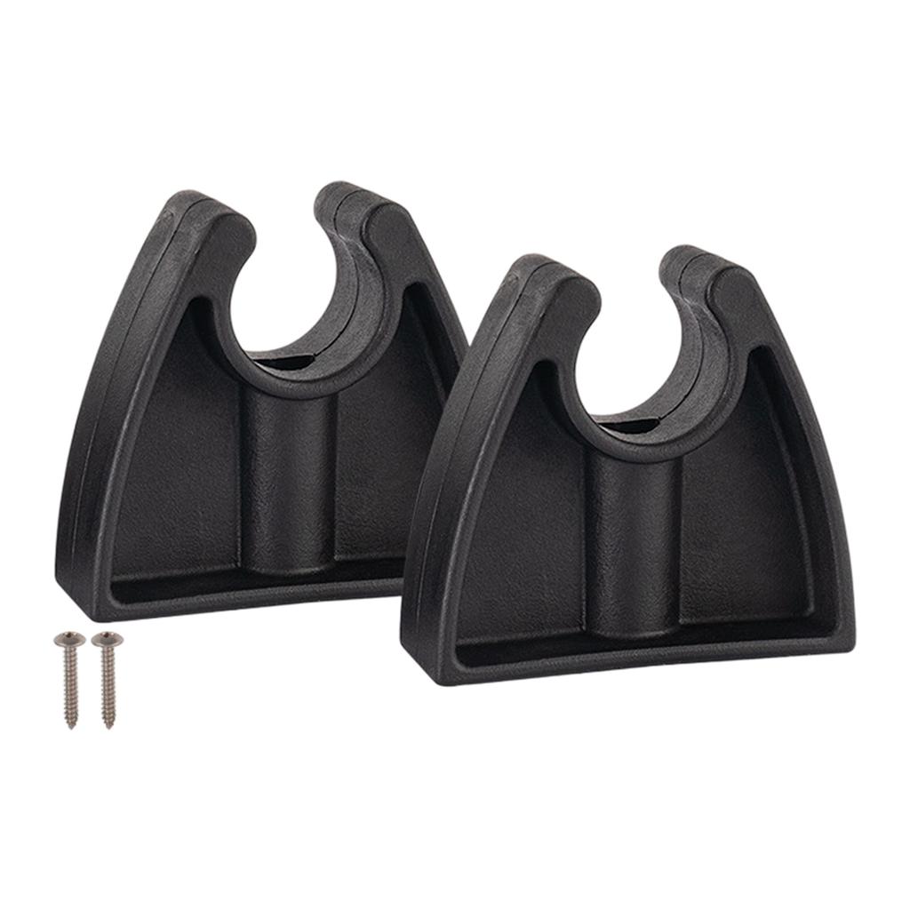 2Pcs Multipurpose Yacht Organizer Clips Hold 3/4Inches Poles Deck Brushes and Other Poles Tool Organization