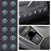 1/2/5/10pcs Car Badge Interior Decals For Giulia Stelvio Giulietta 156 159 147 Mito Tonale Brera Disco V Accessories