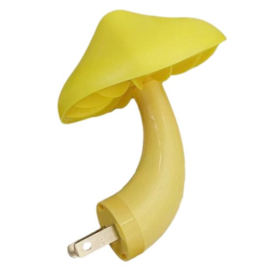 Nachtlampje Paddestoelvorm LED Nachtlampje Stekkeradapter Zacht Warm Licht Decoratieve Verlichting voor Kinderkamer Slaapkamer