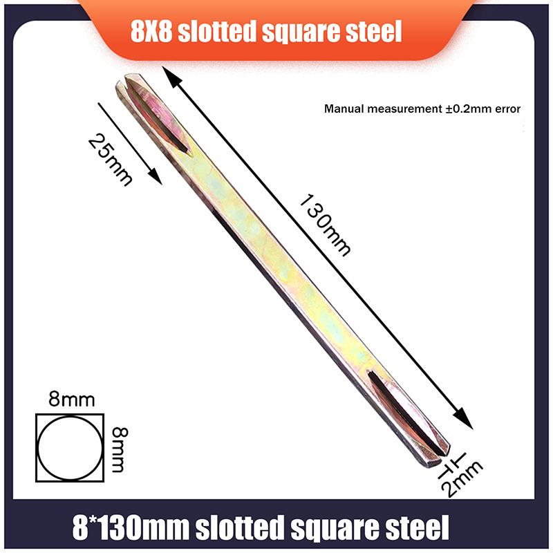 1Pcs Door Window Handles Galvanised Square Spindles Door Lock Transmission Rod Square Axis Square Strip Door Shaft Accessories