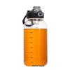 Large Capacity Borosilicate Glass Water Bottle with Locking Flip-Top and Tea Infuser