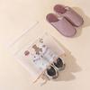 10Pcs Waterproof Drawstring Shoe Storage Bags With Cute Cartoon Prints Perfect For Travel Packing And Home Use