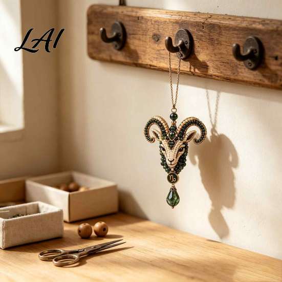 Creative Art Project for Students 12 Zodiac Beaded Ornament DIY Kit Constellation Pendant Making Craft Set Jewelry Assembly Lovers Keychain