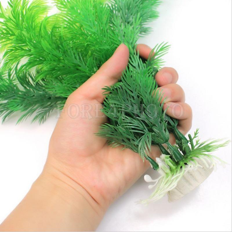 Simulated Aquatic Plants Fish Tank Landscaping Simulated Plant Grass Green Velvet Tree Landscaping 30cm