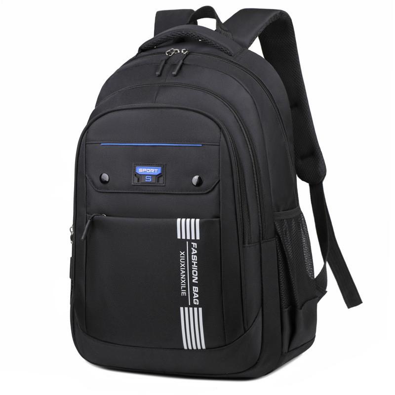 Student And Versatile Travel Backpack With Contrast Stripes For Use Leisure