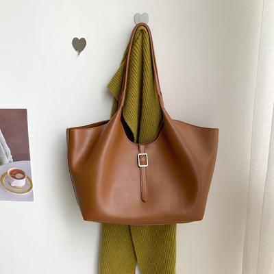 Large-capacity Premium-style Shopping Bag with Minimalist Style, Fashionable for Daily Commuting, Single-shoulder Tote Bag