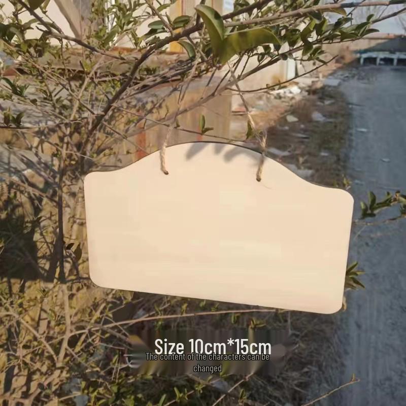 Arbor Day Tree Adoption Hanging Tag - DIY Wooden Wish Sign