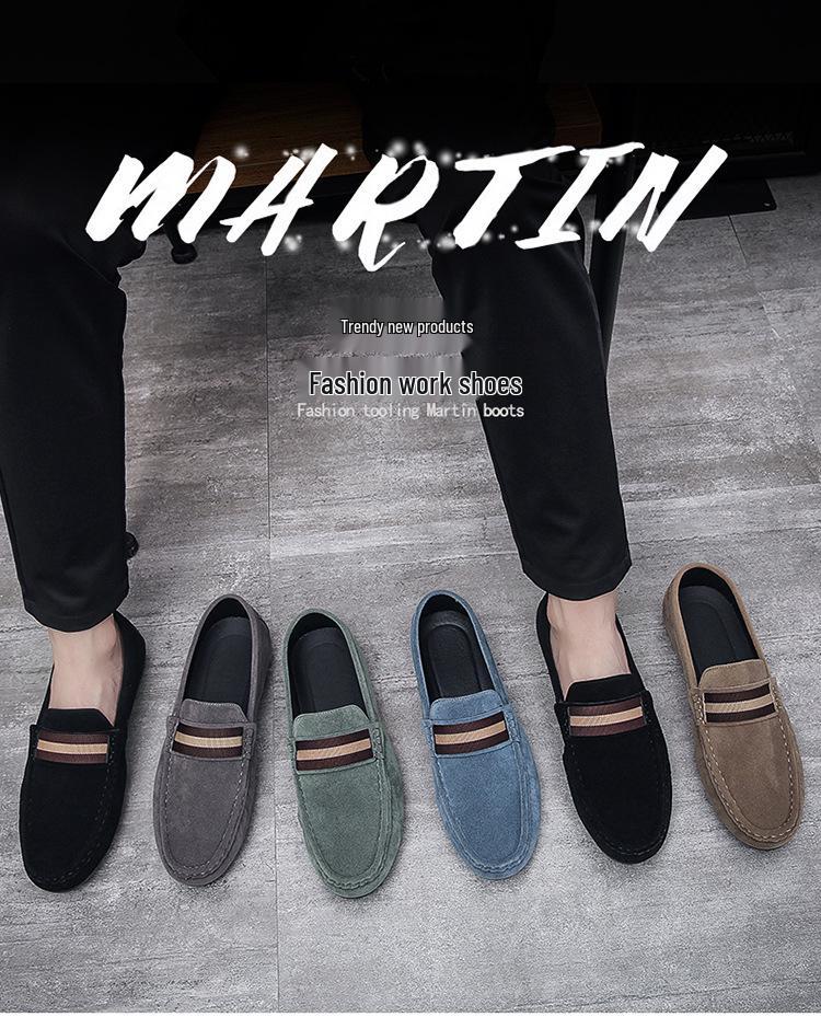 Spring/Summer 2024 Men's Versatile Slip-on Loafers - Casual and Stylish Driving Shoes
