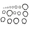 300Pcs 18 Sizes C-Clips Snap Ring Circlip Retaining Ring Set Assortment with Case