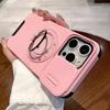Slide Camera Lens Protection Case For iPhone 16 Pro Max 15 14 Plus 13 12 11 Ring Magnetic Bracket Holder Shockproof Armour Cover