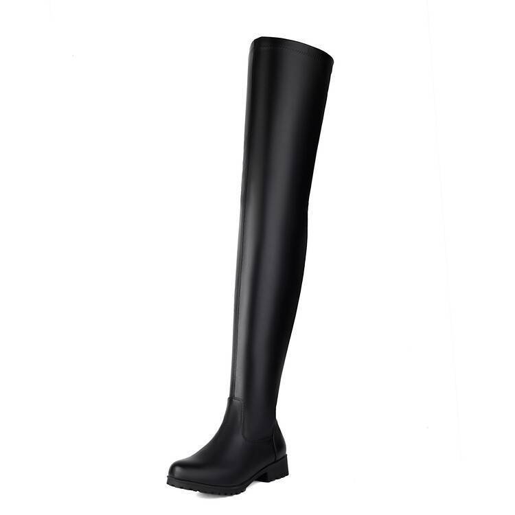 Long Boots Autumn and Winter New Flat  High Boots Elastic Boots Long Thin Boots Knee Knight Boots