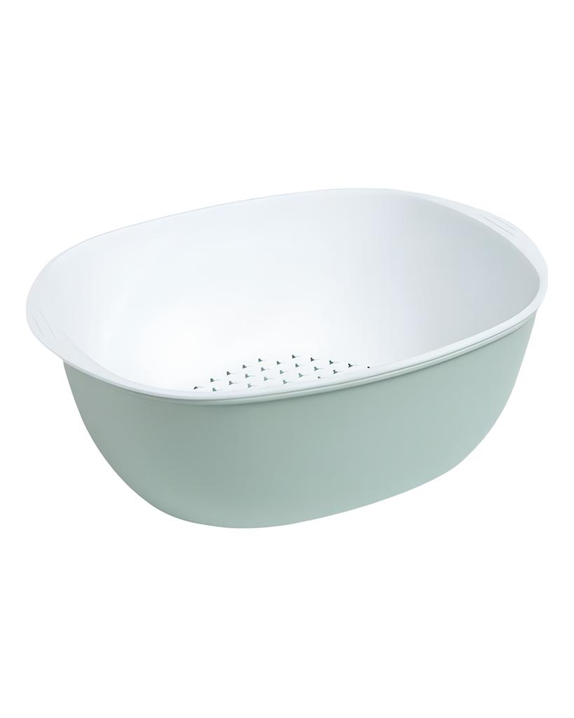 PP-Siebkorb in Lebensmittelqualität zum bequemen Waschen von Reis und Obst, Waschen von Gemüse und Waschen von Reis