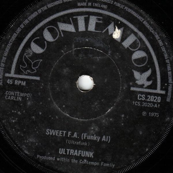 

7inch Record ULTRAFUNK - Sweet F.A. (Funky Al) CS2020 Contempo 1975 UK Soul/Funk Used