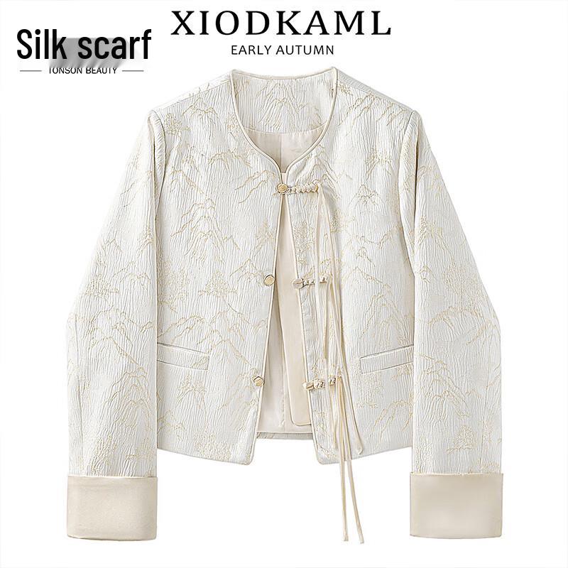 

Женская короткая куртка в новом китайском стиле Sibaishi M