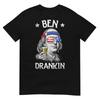 Ben Drankin 4th of July Benjamin Franklin Męska Damska Koszulka z Flagą USA