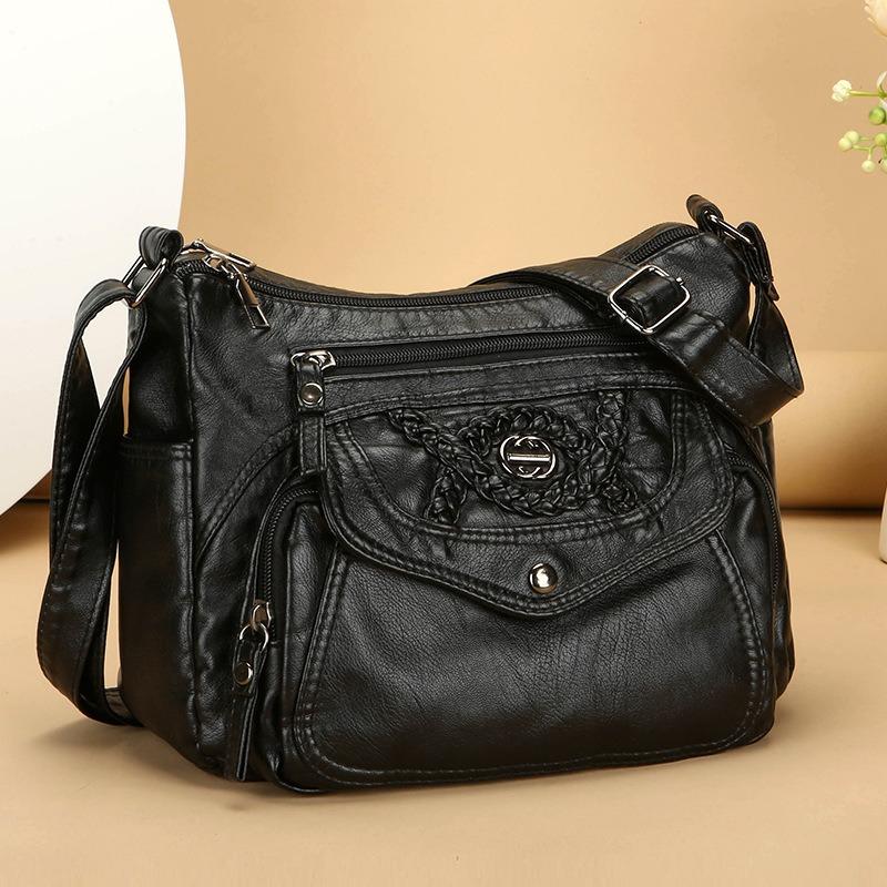 Multi Layer Minimalist Single Shoulder Diagonal Bag