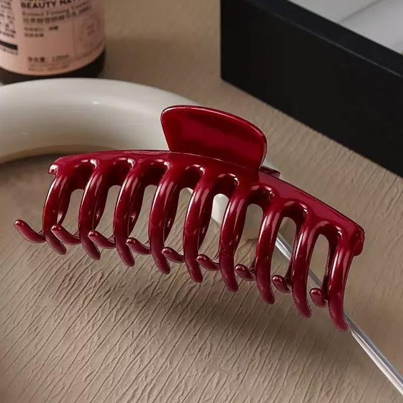 Soft Silicone Hairpin Shark Clip Hairpin Soft Anti-Collision Back Head Clip Anti-Fall Durable Butterfly Keel Clip