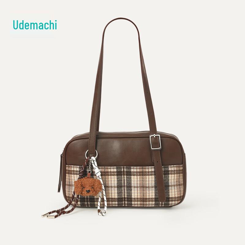 Autumn/Winter Plaid Shoulder Bag