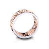 Elegante Sonnenblume Libelle hohlen glänzenden Metall Fingerring Frauen Schmuck Weihnachtsgeschenk