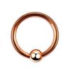 1PC Titanium CBR Piercings Captive Bead Rings BCR Ball Closure Nipple Nose Hoop Septum Rings Lip Eyebrow Tragus Earrings Jewelry