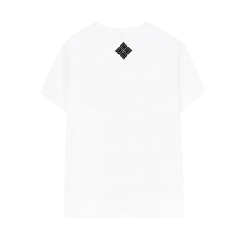 EIGHTVOLUME Ev Leopard Cat White Tee